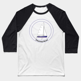 Flying Scot sailboat Baseball T-Shirt